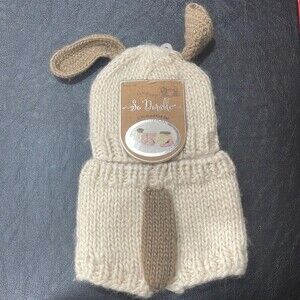 NEW!  So' Dorable Knit Newborn Hand Knit Photo set - Puppy Dog - Size 0 - 3M